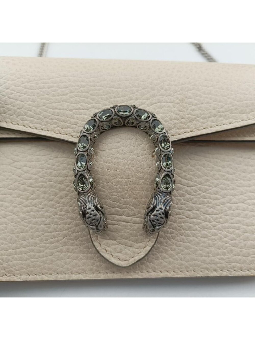 Gucci Dionysus White Leather Shoulder Bag - Picture 11 of 16